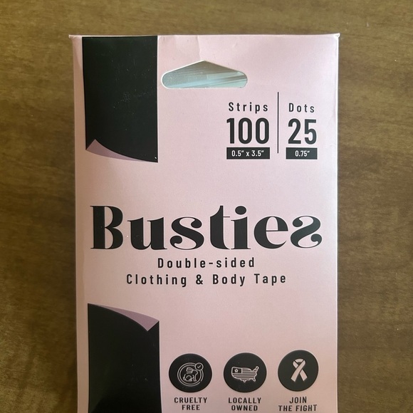Busties Other - Busties Double Sided Clothing and Body Tape 100 strips 25 Dots Only 1 Dot used